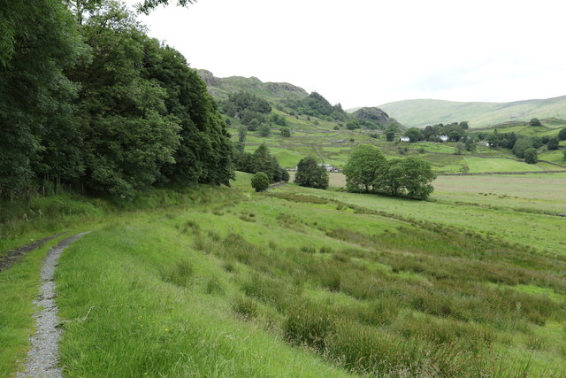 Path along the edge of Hall Wood