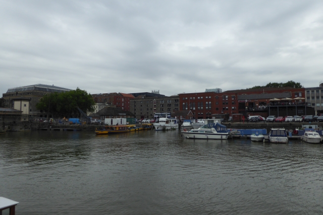 Across the floating harbour