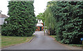 Footpath on drive to Wellington House, Cooksmill Green