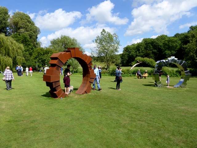 "Portals" at the Fresh Air Sculpture Show 2017