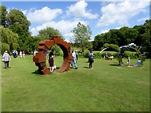 SP1403 : "Portals" at the Fresh Air Sculpture Show 2017 by Oliver Dixon