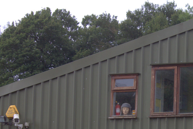 Nut Hazel Cross Farm, face in the window