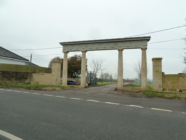 Entrance arch to Charlton Park estate