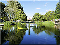 TA0928 : Lake at the Western End of Queen's Gardens by David Dixon