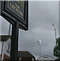 SK5801 : The Cricketers pub sign by Mat Fascione
