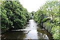 Small weir on River Irwell