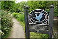 The Wendover Arm - towpath and sign