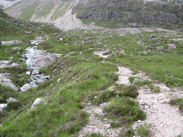 Path beside Allt Coire an Laoigh © Chris Wimbush cc-by-sa/2.0 ...