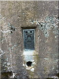 SH9319 : Mynydd Coch flush bracket by Richard Law