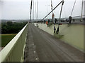 TA0223 : Humber Bridge Pedestrian Walkway by David Dixon