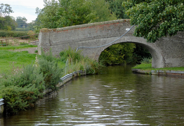 Paddock No 1 Bridge near Hindford in Shropshire
