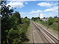 View of the railway from Brick Lane bridge