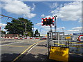 The level crossing at Brimsdown station