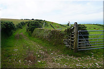 SS7148 : Farm track off Lydiate Lane by Bill Boaden