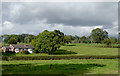 SJ3632 : Pasture near Lower Frankton in Shropshire by Roger  D Kidd