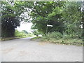 Ledgemore Lane at the junction of Gaddesden Row