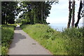 The Wales Coast Path approaching Caernarfon