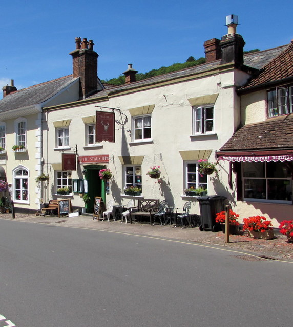 Stags Head, 10 West Street, Dunster © Jaggery cc-by-sa/2.0 :: Geograph ...