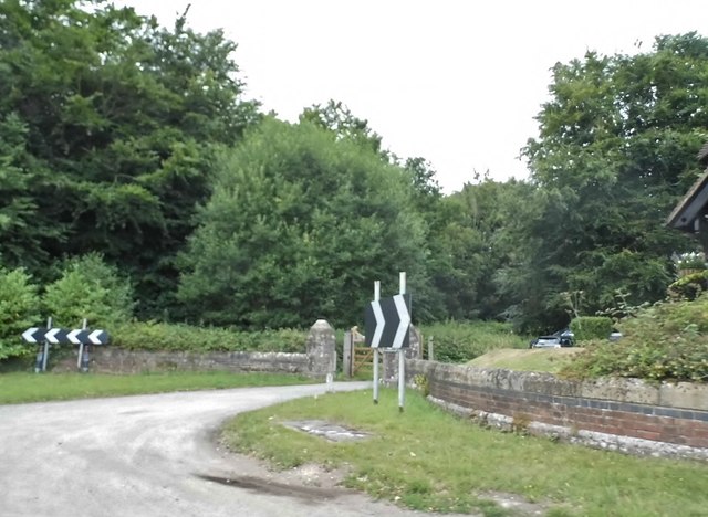 The entrance to Gaddesden Place, Briden's Camp