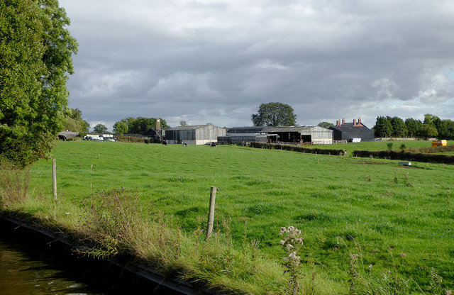 Farm land east of Lower Frankton in Shropshire
