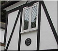 Anne Boleyn Cottage AD1527 nameplate, Hampton Court Road, East Molesey