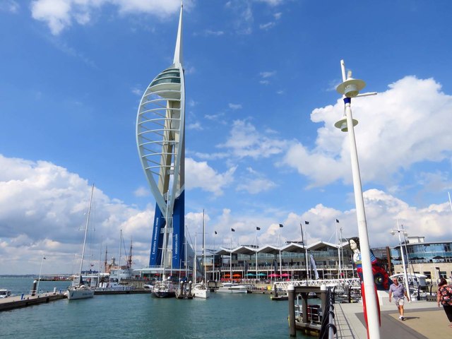 The Spinnaker Tower and Gunwharf Quays © Steve Daniels cc-by-sa/2.0 ...