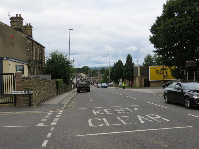 Richardshaw Lane (B6155) linking Pudsey with Stanningley