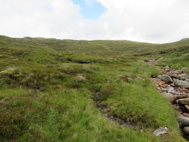 Allt Feith a' Mhoraire above upper Speyside