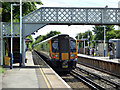 A South-West train leaving Upwey Station