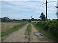 Farm track near Varfell