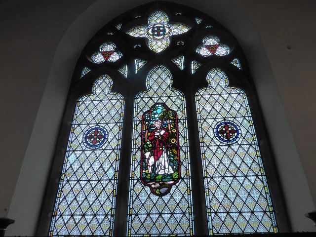 St Mary Magdalene, Wartling: stained glass window (ii)