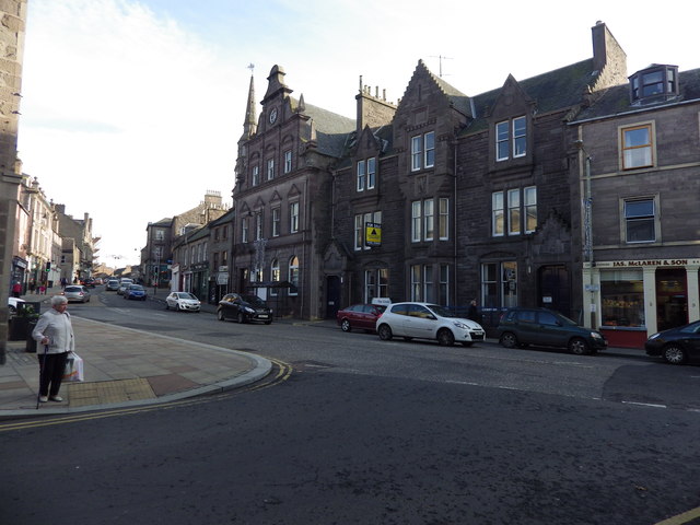 Looking up East High Street