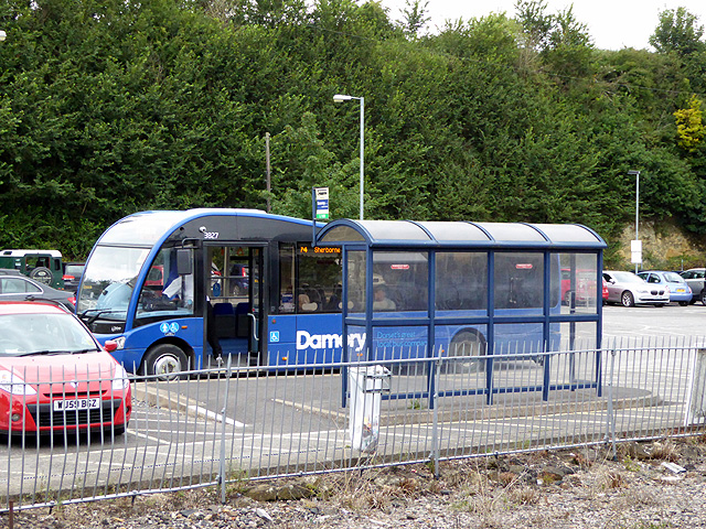 Bus at Yeovil Junction Station