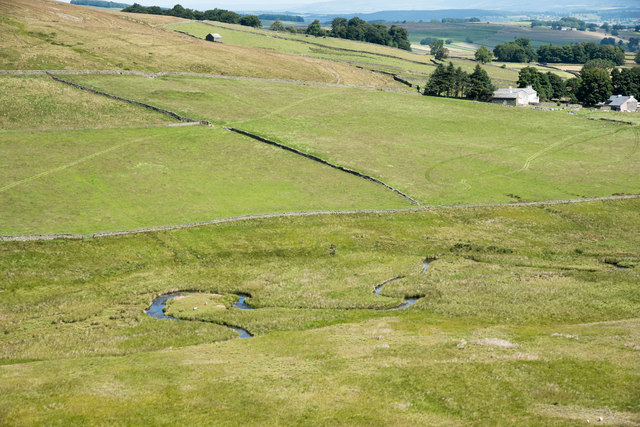 Meanders of Cawdale Beck