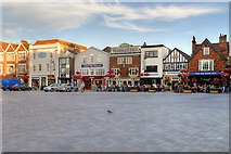 SU1430 : Salisbury Market Square and Ox Row by David Dixon