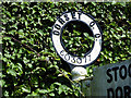 Dorset CC road sign in Chetnole