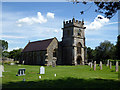 An archetypical English village scene on a beautiful summer