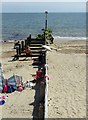 A groyne on Avon Beach