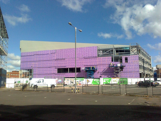 Pink insulation on Hull Venue