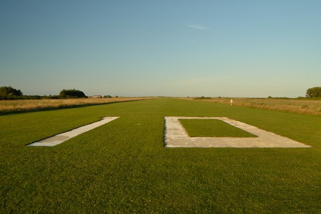 Runway 10 at Dornoch Airfield