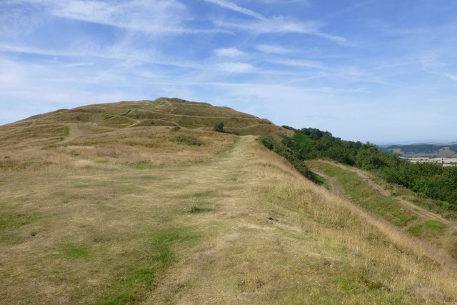 View up to the British Camp