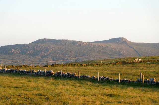 View to the Heogs from Brakes, Haroldswick