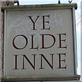 Ye Olde Inne name sign, Westerleigh