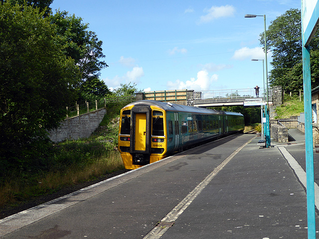 A train for Pwllheli departing from Penychain