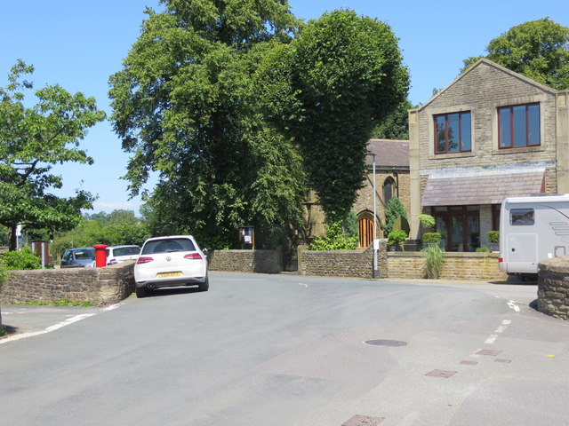 The junction of Main Street and Harden Road in Kelbrook