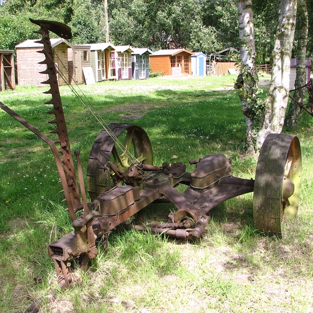 An old grass cutter