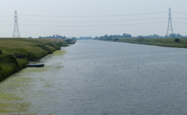 Looking south along the Relief Channel