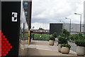 View of a Class 373 Eurostar crossing Handyside Street