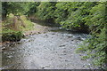 River Ebbw downstream from footbridge