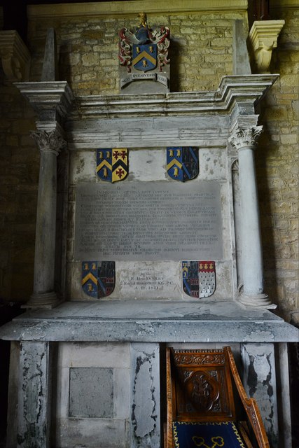 Ebrington, St. Eadburgha's Church: Sir William Keyte memorial 2